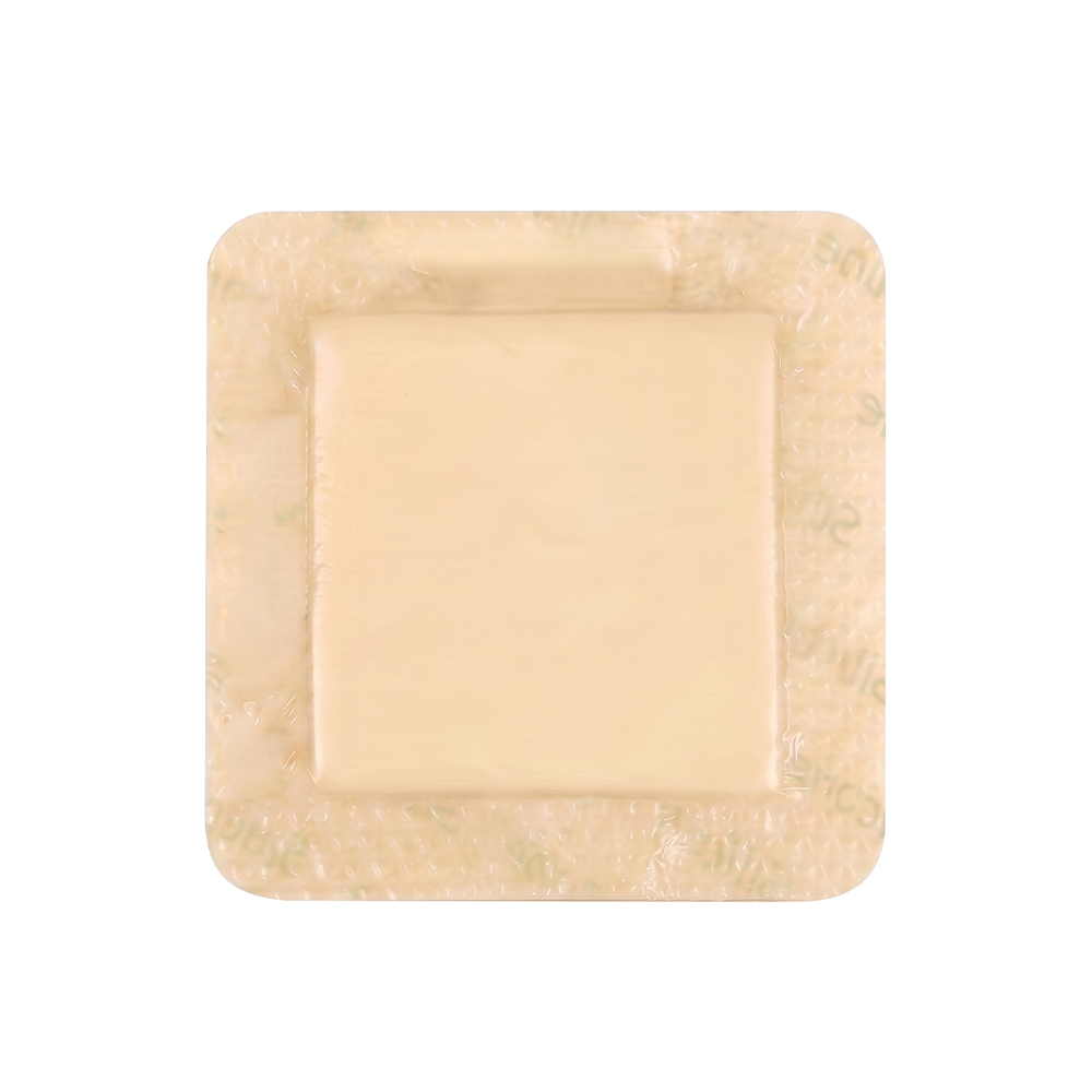 Pansament din spumă cu margini din silicon de 17,5x17,5 cm