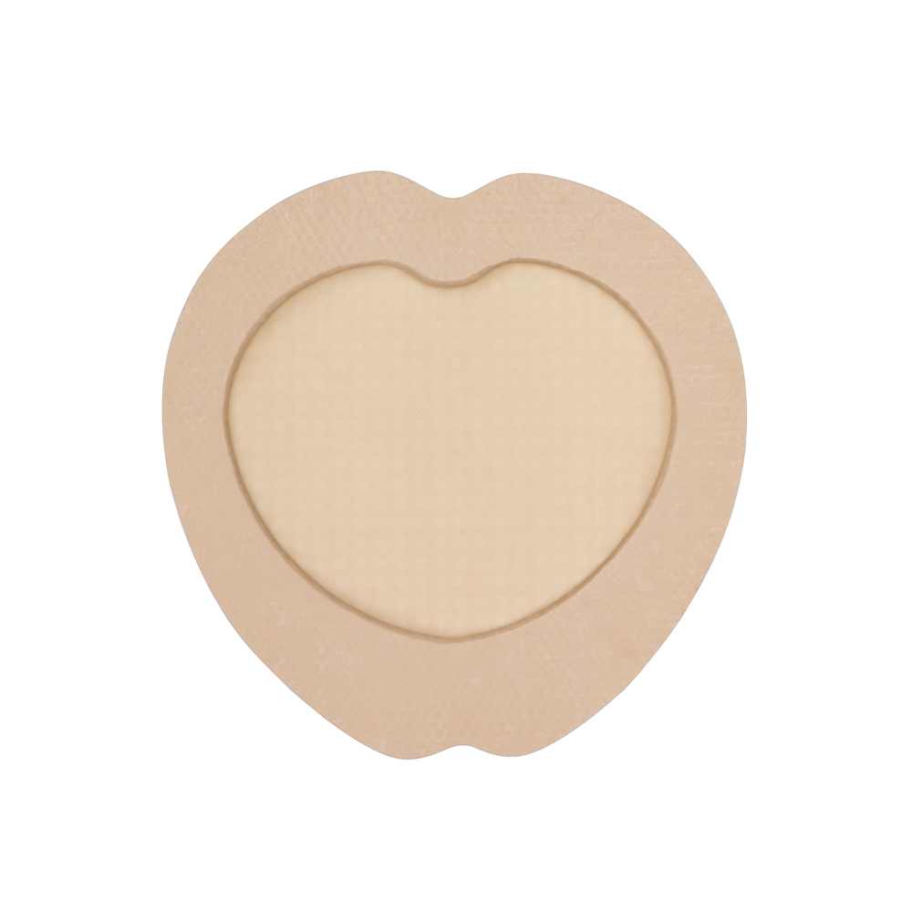 22,5x22,5cm Pansament din spumă cu margini din silicon sacral în formă de inimă