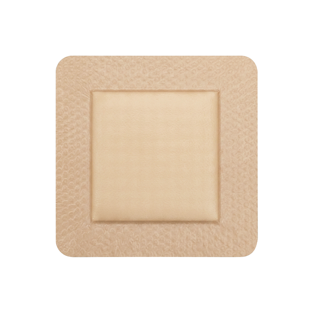 Pansament din spumă cu margini din silicon de 5x5cm