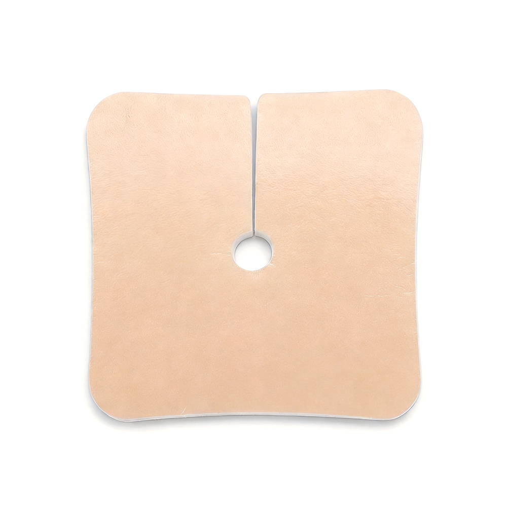 Pansament din spumă de silicon pentru traheostomie (design split)
