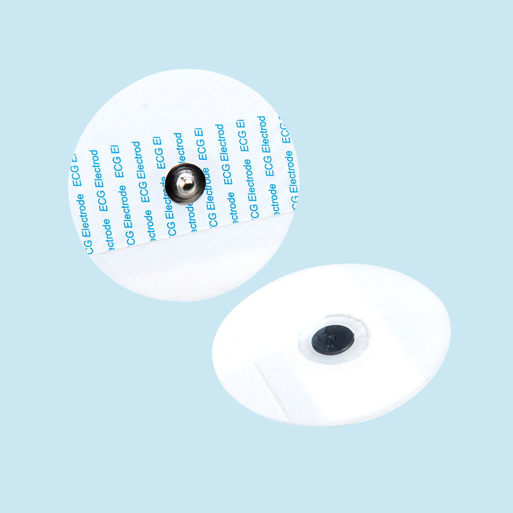 Electrozi ECG rotunji de unică folosință de 50 mm. Tampoane pentru monitorul EKG