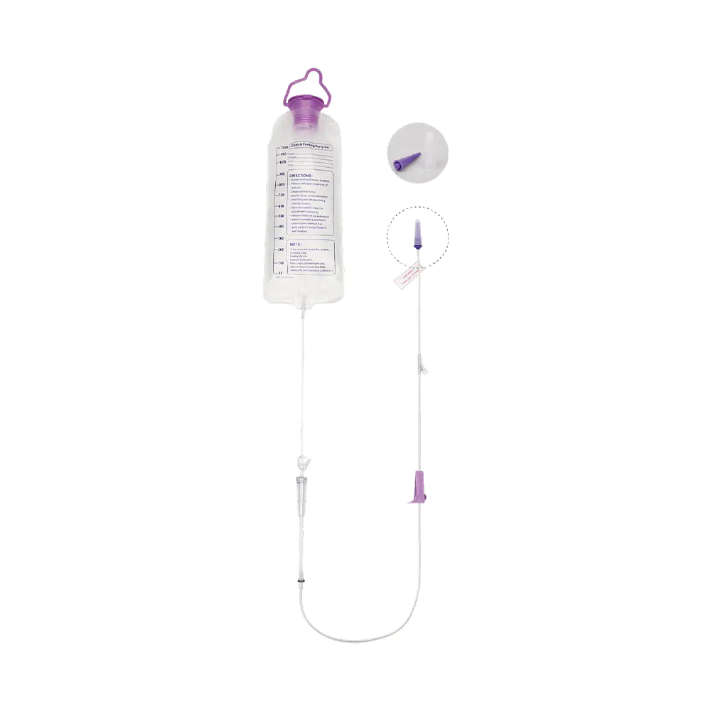 Pungă de alimentare cu tub tip de alimentare cu pompă 500/1000/1200/1500ml