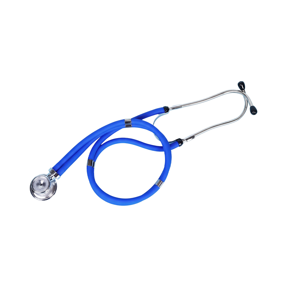 Stetoscop cu tub dublu cu cap dublu