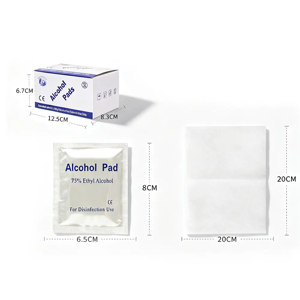 Tampoane de pregătire cu alcool împachetate individual, șervețele sterile de unică folosință 75% alcool etilic pentru curățarea pielii, piercing, gadget și dezinfecție de prim ajutor