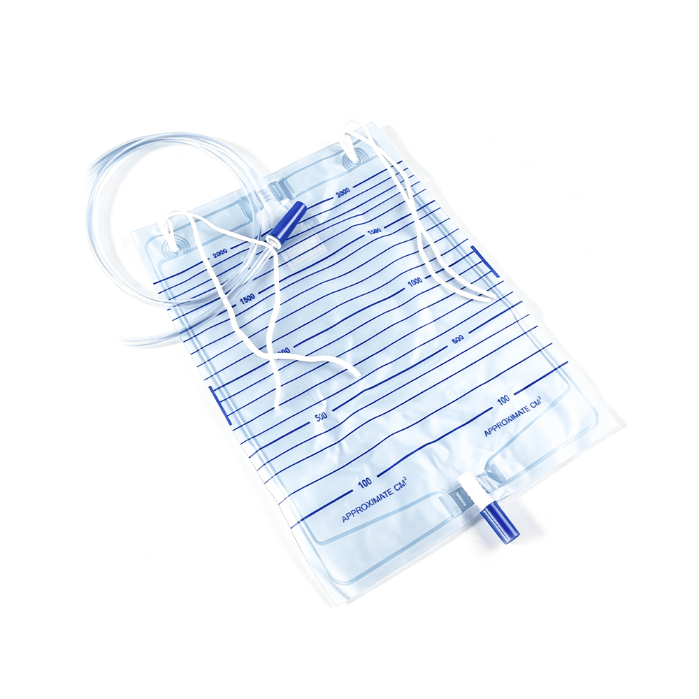 Pungă universală pentru urină de 1000 ml-2000 ml de calitate medicală, cu cravată din nailon